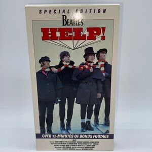 The Beatles Help! Special Edition VHS Video Music Band Vintage